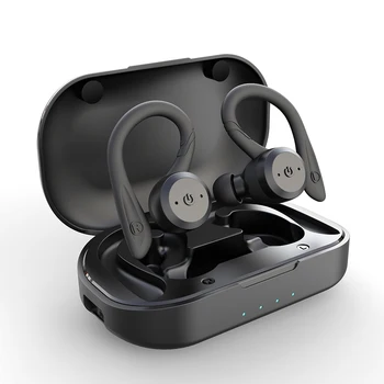 Kablosuz bluetooth Kulak Kancası Kulaklık 20 Saat Oyun IPX7 Su Geçirmez Yüzme Kulaklık Çift Aşınma Tarzı Spor TWS Kulaklık Kulakiçi