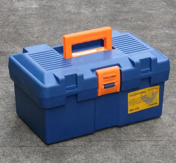 ABS Taşınabilir Araç Kutusu Plastik Anti-fall Garaj Organizatör Alet Kutusu Olmadan sert çanta Malette Rangement Ev Eşyaları EK50TB