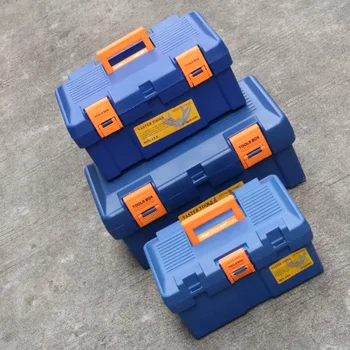 ABS Taşınabilir Araç Kutusu Plastik Anti-fall Garaj Organizatör Alet Kutusu Olmadan sert çanta Malette Rangement Ev Eşyaları EK50TB 1