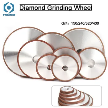 150mm Paralel elmas taşlama tekerleği taşlama diski Tungsten Çelik freze kesicisi Aracı Kum 150-400 Kalınlığı 6-25mm