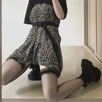 Seksi Kadınlar Yüksek Bel Fishnet Çorap Kulübü Tayt Külotlu Örgü Net Külotlu Örgü İç Çamaşırı Anime Lolita Cosplay Kostümleri 2021