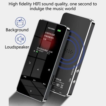 MP3 Çalar Dahili Hoparlör ile 1.8 inç Müzik Medya Oynatıcı Taşınabilir HiFi Ses Walkman Dijital Müzik Medya Oynatıcı K1KF 2