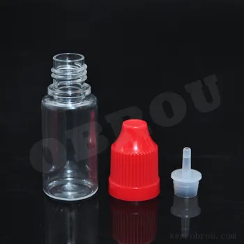 100 adet 10ML 30ML Boş Sıvı pet şişe Plastik Damlalık Şişeler Çocukların Açamayacağı Kapaklı ve uzun ince uçlu Şeffaf Göz Damlası Şişesi