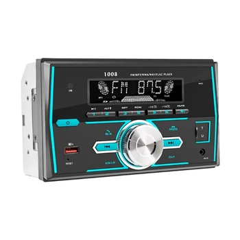 D7WD Çift Din Araba Stereo Radyo Ses Kontrolü Bluetooth uyumlu 5.2 App Kontrolü 2 Telefon Bağlantısı Araba Bulucu Fonksiyonu