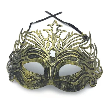 10 adet Retro Masquerade Karnaval Balo Venedik Altın Gümüş Yarım Maskeleri süslü elbise Parti Malzemeleri kostüm aksesuarı Paskalya 0