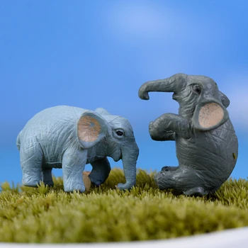 2 Adet Mini Hayvan Minyatür Peri Bahçe Miniaturas Mikro Yosun Manzara dıy Teraryum Aksesuarları Figürler Ev Dekorasyon için 