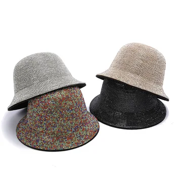 Elmas Kova Şapka Erkekler Kadınlar Kasketleri El Yapımı kış Sonbahar Moda rahat moda kadın yün sıcak şapka toptan Yeni 2021 0