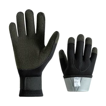 3MM Kevlar dalış eldiven, anti kesme, aşınmaya dayanıklı, anti-skid, anti çizilmeye, kış yüzme, sıcak dalış eldiven 0