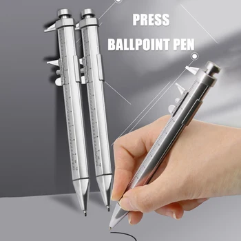 Çok fonksiyonlu jel mürekkep kalemi Sürmeli Kaliper Makaralı Tükenmez Kalem Kırtasiye Tükenmez Kalemler Ölçme Ölçme Araçları