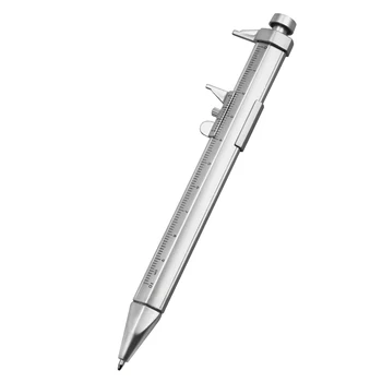 Çok fonksiyonlu jel mürekkep kalemi Sürmeli Kaliper Makaralı Tükenmez Kalem Kırtasiye Tükenmez Kalemler Ölçme Ölçme Araçları 1