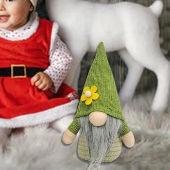 Paskalya Tomte Bebek Peluş Heykelcik İskandinav İskandinav Gnome Elf Süsler Bahar Ev Dekorasyon