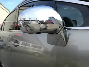 Abs Krom Araba Yan Kapı dikiz aynaları Kapak Trim Araba Styling İçin Peugeot 3008 2013-2018 Araba Aksesuarları 2