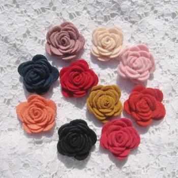 Ücretsiz kargo!50 adet / grup 3 CM Yeni kumaş gül çiçek erkekler sopa pin çiçekler moda aksesuar karışık renk sipariş edebilirsiniz