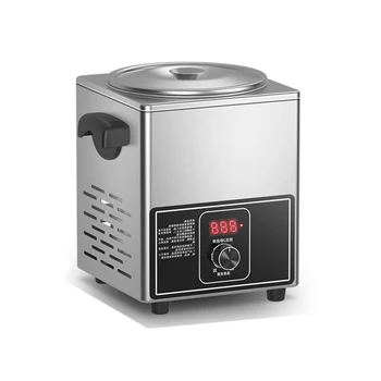 4L Ticari lahana Turşusu Balık Erişte yağ Sıçramasına Yüzey Yağ Yakma Küçük Pot 1500W mutfak yağı ısıtıcı ısıtma makinesi