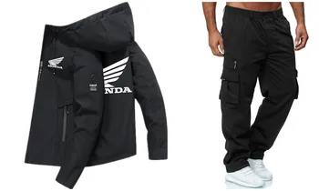 Honda Sonbahar ve Kış 2022 Yeni Stil Ceket rahat pantolon Moda Seti 1