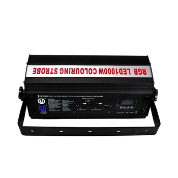 1000W RGB Segment Renkli Bölge Kontrol Sahne Aydınlatma Strobe Blinder Yıkama İşık DJ Disko Işıkları Ses Aktif Modu DMX512 4
