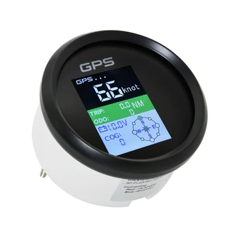 85MM Tekne Araba GPS Hız Göstergesi GPS Anten İle Motor Yat İçin TFT Ekran Su Geçirmez Kilometre Sayacı Ayarlanabilir Gezisi ODO COG Voltmetre 3