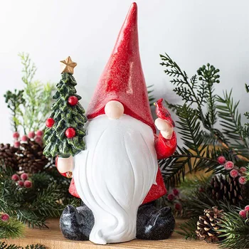 Noel reçine süsler Noel Baba Noel ağacı tatil parti süslemeleri ev dekor masa dekorasyon