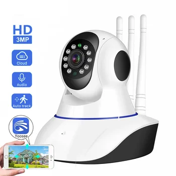 HD ip kamera Kablosuz 2MP 3MP ev güvenlik kamerası Gece Görüş İki Yönlü Ses güvenlik kamerası Kapalı bebek izleme monitörü Ücretsiz kargo En İyi