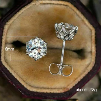 Klasik Gümüş Renk Kalpler ve Oklar AAA + Kübik Zirkonya düğme küpe Kadınlar için En Kaliteli düğün takısı 4
