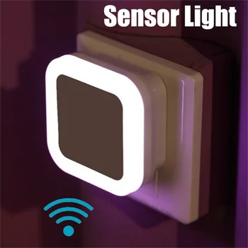 Sensör Kontrolü LED Gece İşığı Lambası Tuvalet Duvar ışıkları Bebek Yatak Odası Ampul Arka Dolap dolap ışığı Merdiven Sundurma ışık