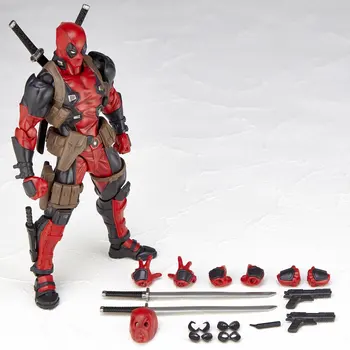 X-Men Deadpool el yapımı modeli ortak hareketli yüz değiştirme bebek el yapımı süslemeleri çocuk oyuncakları Yılbaşı hediyeleri