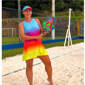 Kadın Spor Tenis Elbise Yaz Kolsuz Spor Elbise Şort Takım Elbise Açık Badmintain Spor Esneklik Golf Tenis Elbise 1