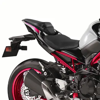 Motosiklet Siyah Ön Arka Sürücü ve yolcu koltuğu Kawasaki Z900 Z 900 2017-2022 2018 2019 2020 2021 5