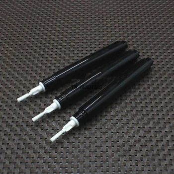 500 Adet / grup 3 ML siyah Plastik Kalem, Taşınabilir Kozmetik Kalem, Tek Kullanımlık Dudak Parlatıcısı / Dudak Yağı Kalem, kirpik Büyüme Sıvı Konteyner 1