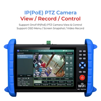 4K IP CCTV Test Cihazı Mini Monitör Kamera için IPC / Analog Taşınabilir monitörlü kamera HDMI POE test cihazı güvenlik kamerası cftv test cihazı 1