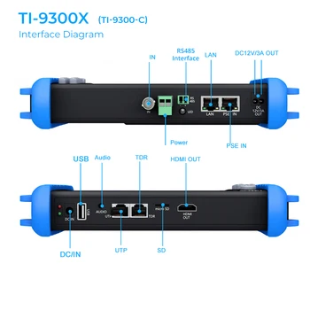 4K IP CCTV Test Cihazı Mini Monitör Kamera için IPC / Analog Taşınabilir monitörlü kamera HDMI POE test cihazı güvenlik kamerası cftv test cihazı 5
