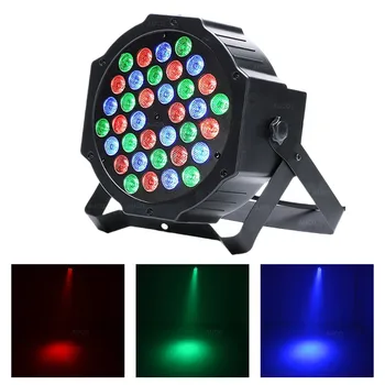 AUCD Mini 36W LED PAR Lamba Lumiere Ses Aktif DMX RGB Disko Topu Spot Disko DJ düğün Parti Gösterisi Sahne Spot ışıkları