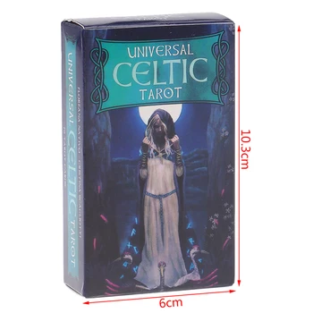 1 Kutu Evrensel Celtic Tarot Güverte Floreana Nativo Masa Oyunu Ötesinde Lemuria Oracle Kart Efsanesi Sihirbazı Laird Tarot Kartı