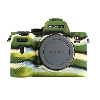 Sony A73 A7RM3 A7R3 III A7M3 A7III A9 Kauçuk Koruyucu Vücut Kapak Kılıf Cilt Yumuşak Silikon kamera kılıfı 0