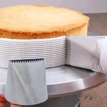 1 Adet Ekstra Büyük Paslanmaz Çelik Meme Buzlanma Boru Nozullar kremalı kek Dekorasyon Araçları Pasta Ucu Fondan Pişirme Aksesuarları
