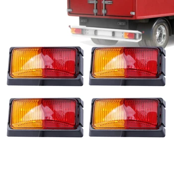 4 adet araba kamyon LED gümrükleme ışıkları yan işaretleyici ışık sinyali Yüksek kaliteli malzemeden yapılmış, dayanıklı ve kullanımı pratik * Featu