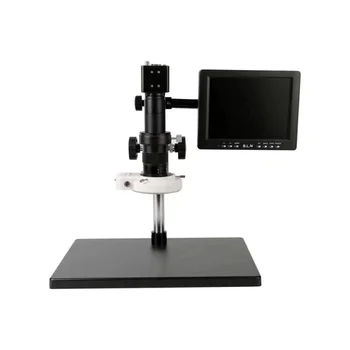 Kaisi 45A 12X-77X Trinoküler Stereo Mikroskop endüstriyel Mikroskop Kamera Cep Telefonu Tamir Mikroskop LCD Ekran İle 1