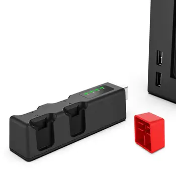 C1FB Taşınabilir Mini USB Hub Kablosuz Şarj Cihazı Dört şarj standı İstasyonu Tutucu NS Anahtarı JoyCon Oyun Kolu 4