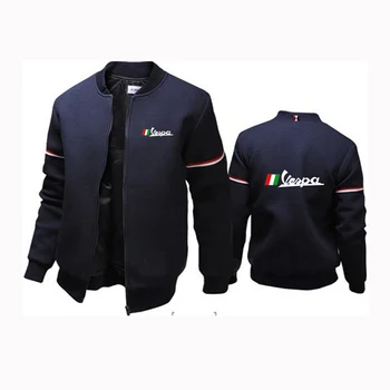Vespa logo 2022 ilkbahar ve sonbahar baskı hoodies kazak kazaklar kapşonlu ceketler uzun kollu ceket üstleri moda giyim 0