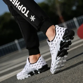 Ayakkabı Erkekler Yüksek Kaliteli Erkek Sneakers Nefes Beyaz Moda Spor Rahat Hafif Yürüyüş Artı Boyutu Ayakkabı 2022 Zapatillas Hombre 3