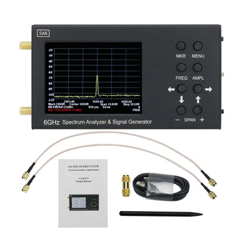 SA6 6GHz Spektrum Analizörü Sinyal Jeneratörü RF Sinyal Kaynağı Wi-Fi 2G 4G LTE CDMA GSM Beidou GPR 0