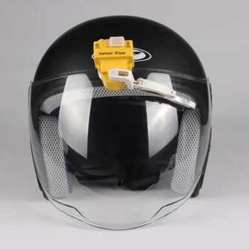 1 Takım Evrensel Motosiklet Kask Elektrikli Silecek Motoru Kask cam sileceği 1