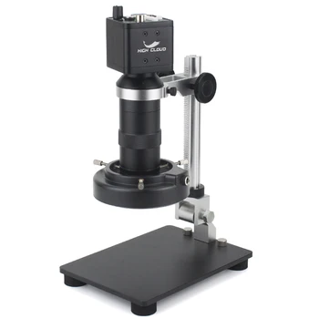 Telefon PCB İçin 1080P VGA Dijital Video Sanayi Dürbünü Mikroskop 25X Zoom Kamera C-Mount Lens Tamir Araçları Lehim 