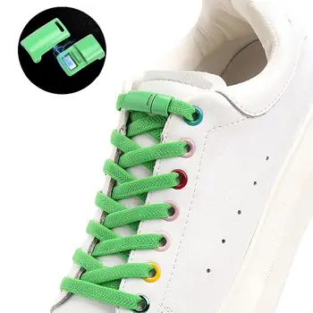 Manyetik kilit Ayakkabı bağcıkları Elastik Hiçbir kravat Ayakabı Sneakers Ayakkabı Bağı Çocuklar Yetişkin Tembel Hızlı Manyetik Danteller Tek Beden Herkese Uyar Ayakkabı 3