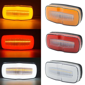 LED Yan İşaretleyici Işığı araç römorku kamyon farı Koşu İşık Dönüş Sinyal Lambası Gösterge Lambası 12-24V Araba Aksesuarları