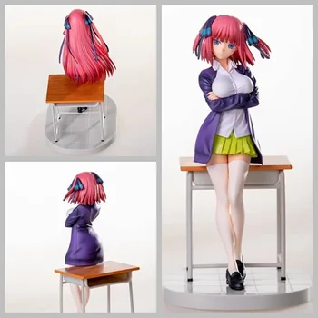 Kawaii Anime Özlü Quintuplets Nino Nakano Masası Ver. 1/8 PVC Action Figure Koleksiyon Modeli Çocuk Oyuncakları Bebek Hediyeleri