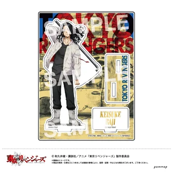 Japonya Anime Tokyo Revengers Karakter Şekil Standı 15 cm Modeli Cosplay Manjiro Ken Takemichi Hinata Plaka Akrilik Şekil Sahne 1