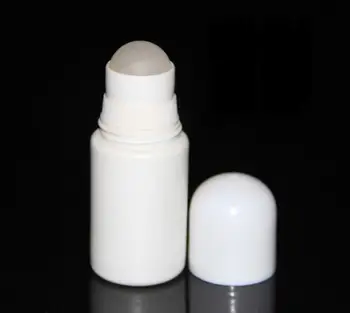 30 ml plastik şişeler üzerinde rulo beyaz boş silindir şişe 30cc Rol-on topu şişe deodorant parfüm losyon ışık konteyner SN074