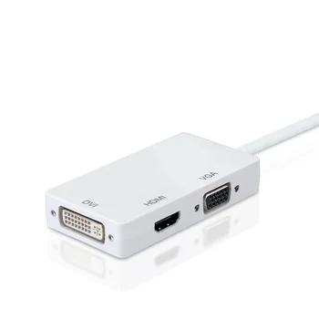 Mini Displayport HDMI uyumlu Kablo 4k 1080P TV Projektör Projektör DP 1.4 Ekran Bağlantı Noktası Dönüştürücü Apple Macbook Air Pro İçin