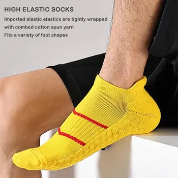Erkekler Nefes Ayak Bileği Çorap Parlak Renk No Show Çorap Pamuk Moda Seyahat Deodorant Görünmez Bisiklet 2022 Çorap Koşu Spo E0Y9